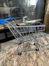 Raro mini carrinho de compras de supermercado Walmart carrinho de arame de metal comprar usado  Enviando para Brazil