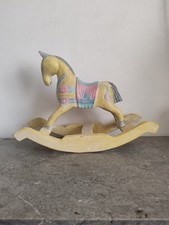 Handcrafted wooden rocking d'occasion  Expédié en Belgium