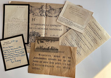 Ww1 lot documents d'occasion  Bourges