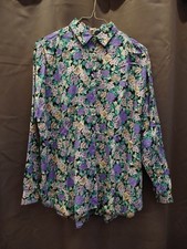 Camicia vintage floreale usato  Tezze sul Brenta
