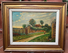 Dipinto olio tavoletta usato  Milano