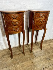 French marquetry bedside for sale  BOURNEMOUTH