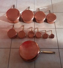 Série casseroles cuivre d'occasion  Saint-Cannat