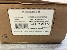 Baldwin hardware ps.con.crr.05 for sale  Mooresville