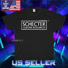NOVA CAMISA SCHECTER GUITARRA PESQUISA LOGOTIPO CAMISETA ENGRAÇADA AMERICANA EUA TAMANHO P-5XL comprar usado  Enviando para Brazil