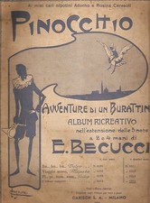 Becucci pinocchio avventure usato  Italia