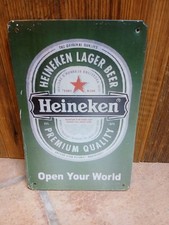 Blechschild heineken lager gebraucht kaufen  Emmerting
