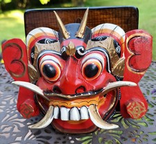Holz barong maske gebraucht kaufen  Alsfeld
