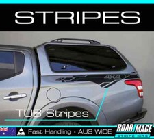 Sou Banheira Listras Fit 2015-2018 Mitsubishi Triton Traseira Quarter decalques adesivos MQ comprar usado  Enviando para Brazil