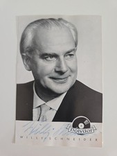 Willy schneider autogramm gebraucht kaufen  Möckmühl