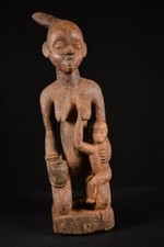 21869 Afrykańska duża figurka macierzyństwa Joruba / figurka ciążowa Nigeria na sprzedaż  Wysyłka do Poland