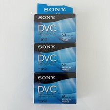 Sony DVC Mini DV 60 Min LP 90 Fitas Seladas em Branco Premium Pacote com 3 Novo DVM60PRR/3, usado comprar usado  Enviando para Brazil