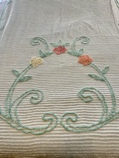 Colcha de Chenille Vintage Mid Cent Mod.Cottage Core/Granny Core Floral 108x98” comprar usado Colcha de Chenille Vintage Mid Cent Mod.Cottage Core/Granny Core Floral 108x98” comprar usado  Enviando para Brazil