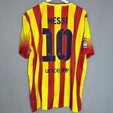 Camisa Nike FC BARCELONA ESPANHA 2013 2014 HOME 532823-703 tamanho XL #10 MESSI, usado comprar usado  Enviando para Brazil
