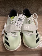 Tênis Adidas Adizero TJ/PV atletismo salto pontas verde masculino tamanho 8 NOVO comprar usado  Enviando para Brazil