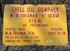 Porcelain shell lease for sale  Drumright