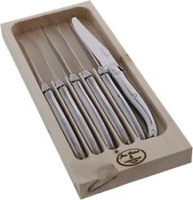 Conjunto de 6 facas para bife Jean Dubost Laguiole, alças de aço inoxidável comprar usado  Enviando para Brazil