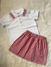 Handmade red gingham for sale  LLANGEFNI