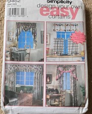 Simplicity 9462 window for sale  RETFORD