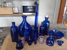 Collection blue glass for sale  READING