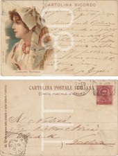 Costume romano cartolina usato  Polcenigo