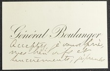 General georges boulanger d'occasion  Expédié en Belgium