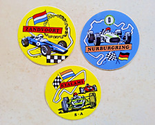 ZANDVOORT KYALAMI NURBURGRING 3 autocollants stickers circuit 1969  vintage  GP , usado comprar usado  Enviando para Brazil