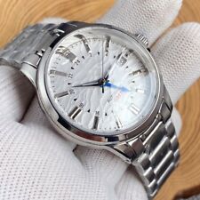 Reloj mecánico de buceo NH34 GMT esfera blanca 200M para hombre con cúpula correa de acero zafiro segunda mano  Embacar hacia Mexico