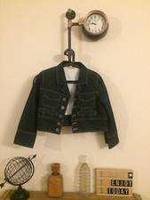Veste paletot jean d'occasion  Croix