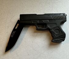 Black gun knife for sale  Rockwell