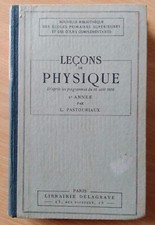 Leçons physique manuel d'occasion  Nancy-