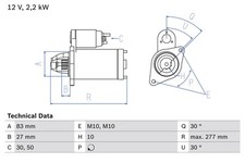 Bosch anlasser starter gebraucht kaufen  Oberlungwitz