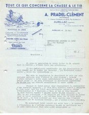 Facture.am24071.aurillac.1955. d'occasion  France