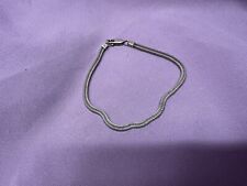 Pulseira unissex prata 925 elos de cobra 8 polegadas! Frete grátis no mesmo dia!, usado comprar usado  Enviando para Brazil