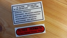 Sticker autocollant alpine d'occasion  Mende