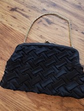 Ladies black satin for sale  BRADFORD