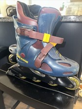 Patins em linha vintage Rollerblade Blade Runner 3500 Pro EUA unissex tamanho 7 comprar usado  Enviando para Brazil