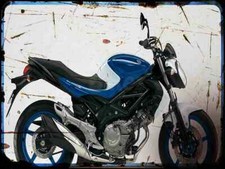 Metal sign motorbike for sale  UK