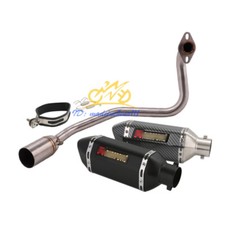 Sistema completo para Honda ADV150 cabeçalho de escape link tubo deslizamento 310mm pontas de silenciador comprar usado  Enviando para Brazil