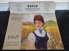 Calendrier gefco 1965 d'occasion  Brouzet-lès-Alès