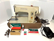 Máquina de costura vintage Singer modelo 293B com estojo - LEIA comprar usado  Enviando para Brazil