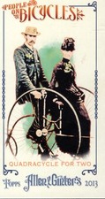 2013 Topps Allen and Ginter Mini People on Bicycles #QT Quadracycle para Dois - BB, usado comprar usado  Enviando para Brazil