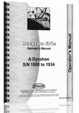 Operators manual bucyrus for sale  Atchison