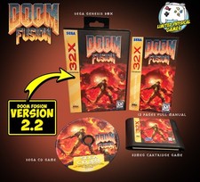 DOOM Fusion v2.2 SEGA GENESIS 32X + SEGA CD  High quality SoundTrack comprar usado  Enviando para Brazil