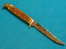 Usado, FACA DE ESFOLAR VINTAGE EUA OSSO PÁSSARO TRUTA CAÇA PESCA ANTIGA RAINHA WESKE comprar usado  Enviando para Brazil