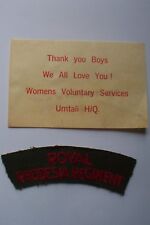 Royal rhodesia regiment for sale  CLACTON-ON-SEA