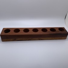 Usado, Porta-garrafas de óleo essencial de madeira feito à mão organizador de exibição para garrafas de 5 ml  comprar usado  Enviando para Brazil