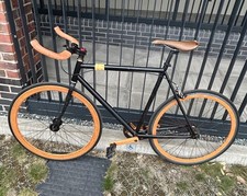 Black orange fixie for sale  LEICESTER