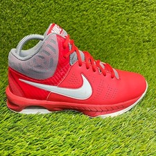 Tênis de basquete esportivo Nike Air Visi Pro VI feminino tamanho 8.5 vermelho cinza comprar usado  Enviando para Brazil