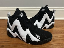 Tamanho 13 - Reebok Kamikaze 2 Retro 2013 Preto Branco, Autêntico, usado comprar usado  Enviando para Brazil